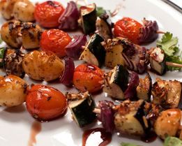 Овощной шашлык