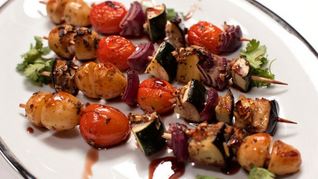 Овощной шашлык