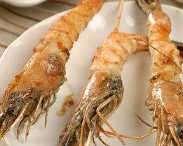 Шашлычки из креветок