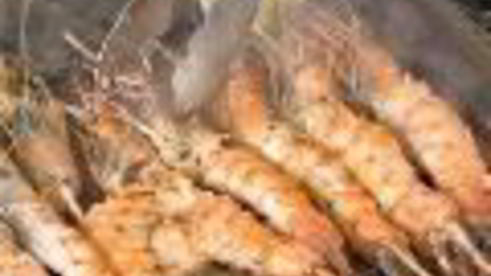 шашлычки из креветок