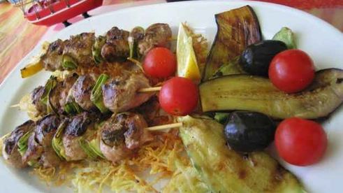 шашлычки из свинины фаршированные