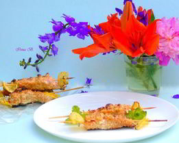 Шашлычок из лосося