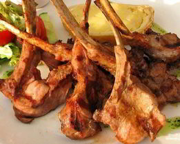 Шашлык из баранины на кости