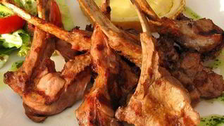 Шашлык из баранины на кости