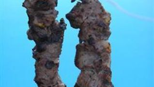 Шашлык из говядины с лаймом