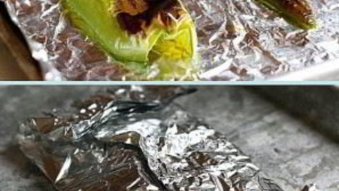 шашлык из креветок с семечками тыквы