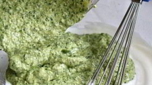 шашлык из креветок с семечками тыквы