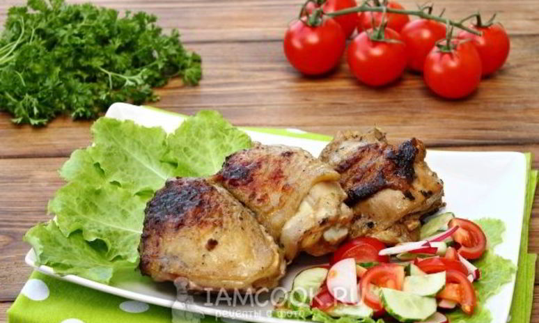 Рецепт шашлыка из куриных бедрышек