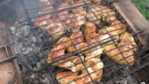 шашлык из куриных крылышек