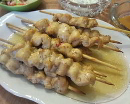 Шашлык из курицы с кориандром в духовке