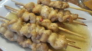 Шашлык из курицы с кориандром в духовке