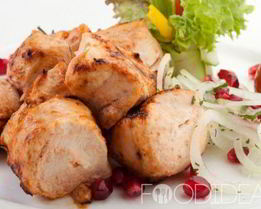Шашлык из курицы в духовке