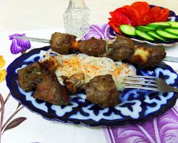 Шашлык из печени