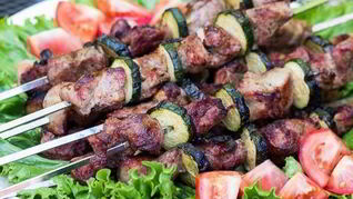 Шашлык из шейки свинины