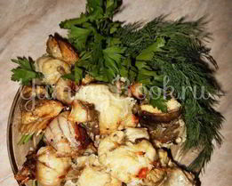 Шашлык из сома в микроволновой печи