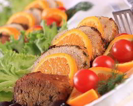 Шашлык из свинины с тимьяном и апельсином