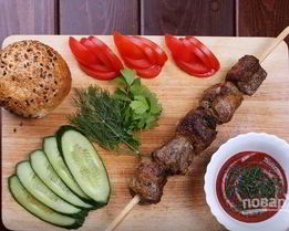 Шашлык из свинины с уксусом