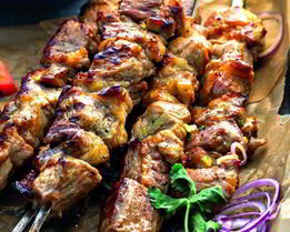 Шашлык из свинины с винным уксусом