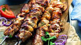 Шашлык из свинины с винным уксусом