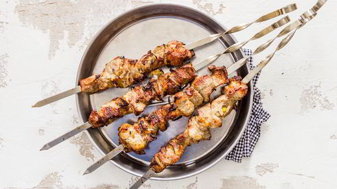 шашлык из свинины с винным уксусом