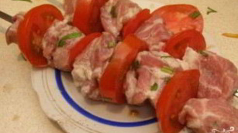 шашлык из свинины в красном вине
