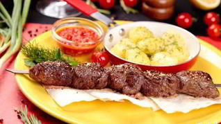 Шашлык из телятины без маринада