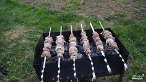 шашлык из телятины по-узбекски