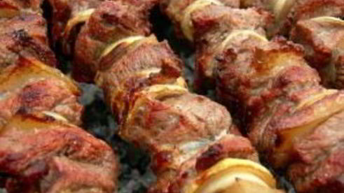 шашлык из телятины по-узбекски