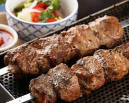 Шашлык из телятины в кефире