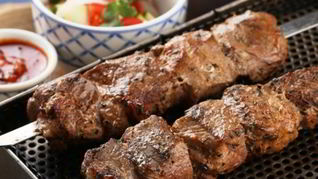 Шашлык из телятины в кефире