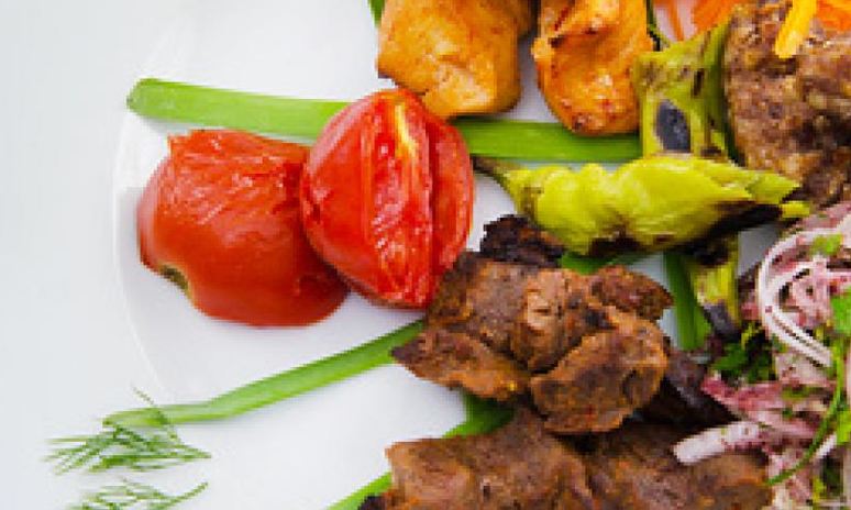 Рецепт шашлыка из ягнятины с овощами