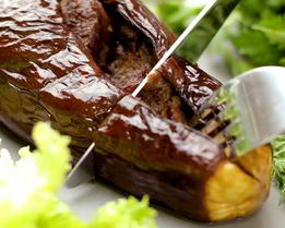 Шашлык в баклажанах в духовке