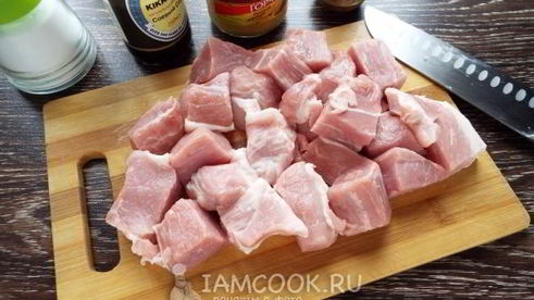 шашлык в горчице