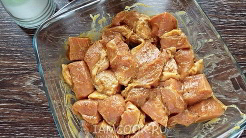 шашлык в горчице