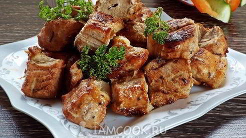 шашлык в горчице