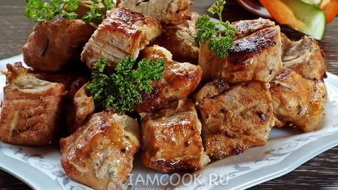 шашлык в горчице