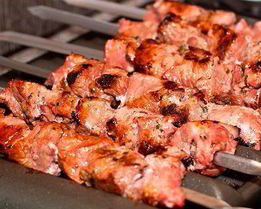 Шашлык в гранатовом соусе