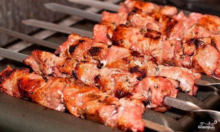 Рецепт шашлыка в гранатовом соусе