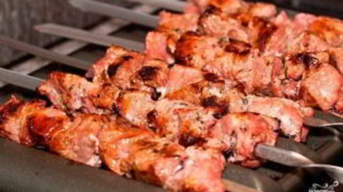 шашлык в гранатовом соусе