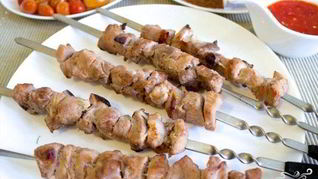 Шашлык в электрошашлычнице