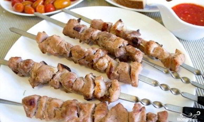 Рецепт шашлыка в электрошашлычнице