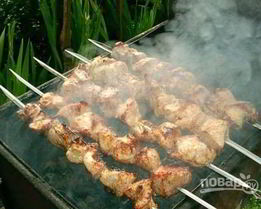 Свиной шашлык с уксусом