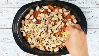 Картофельные начос со стейком