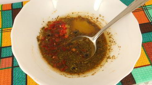 острые свиные стейки с мандариново-медовым соусом