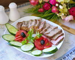 Перченый стейк по-французски