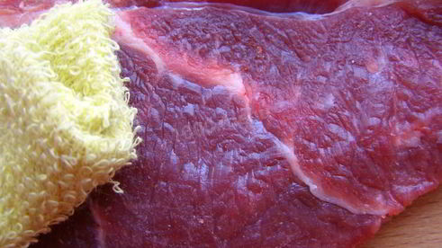 правильный стейк из говядины