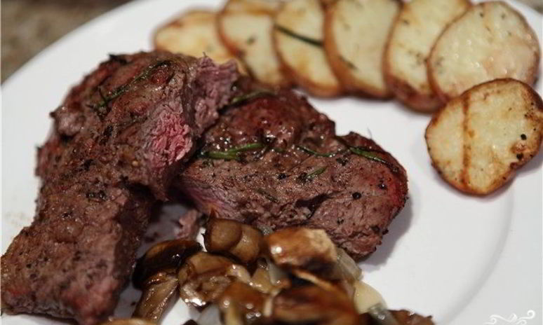 Рецепт стейка из говядины в аэрогриле