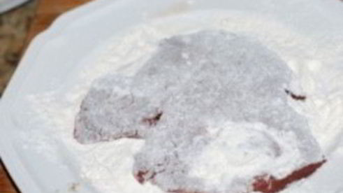 стейк из говяжьей печени