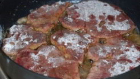 стейк из говяжьей печени