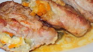 Стейк из индейки в мультиварке